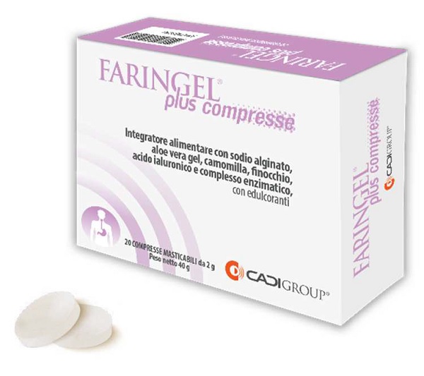 FARINGEL PLUS 20 COMPRESSE MASTICABILI - Farmacia-flash.it