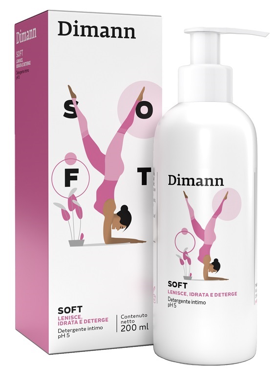 DIMANN SOFT DETERGENTE INTIMO PH 5 200 ML - Farmacia-flash.it