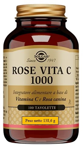 ROSE VITA C 1000 100 TAVOLETTE - Farmacia-flash.it