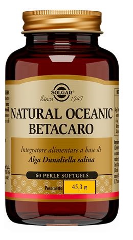 NATURAL OCEANIC BETACARO 60 PERLE - Farmacia-flash.it