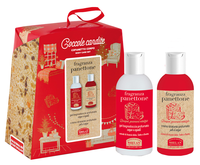 COFANETTO PANETTONE CORPO 1 GEL BAGNODOCCIA PROFUMATO 100 ML + 1 CREMA IDRATANTE PROFUMATA 100 ML - Farmacia-flash.it