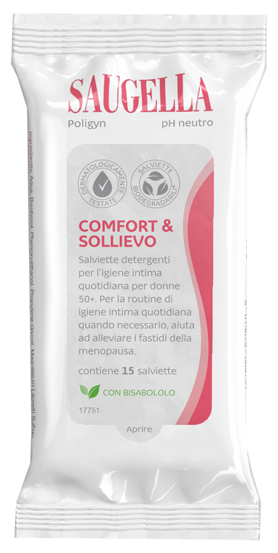 SAUGELLA POLIGYN SALVIETTINE 15 PEZZI - Farmacia-flash.it