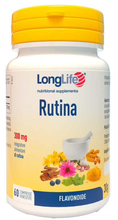 LONGLIFE RUTINA 300 MG 60 COMPRESSE RIVESTITE - Farmacia-flash.it