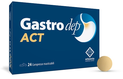 GASTRODEP ACT 24 COMPRESSE MASTICABILI - Farmacia-flash.it