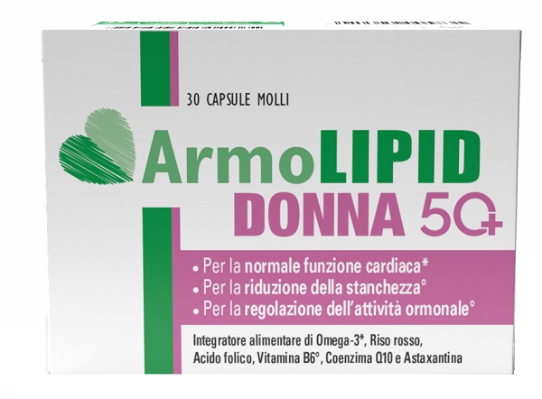 ARMOLIPID DONNA 50+ 30 CAPSULE MOLLI - Farmacia-flash.it