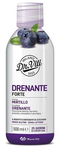 DR VITI DRENANTE FORTE MIRTILLO 500 ML SENZA ZUCCHERI - Farmacia-flash.it