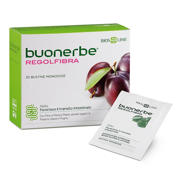 BUONERBE REGOLFIBRA 20 BUSTINE 110 G - Farmacia-flash.it
