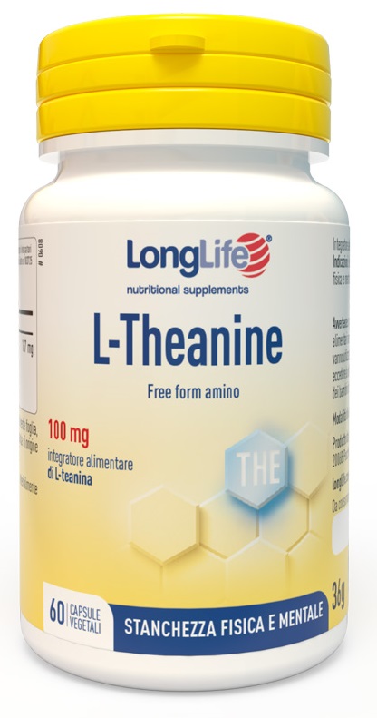 LONGLIFE L-THEANINE 60 CAPSULE VEGETALI DA 600 MG - Farmacia-flash.it