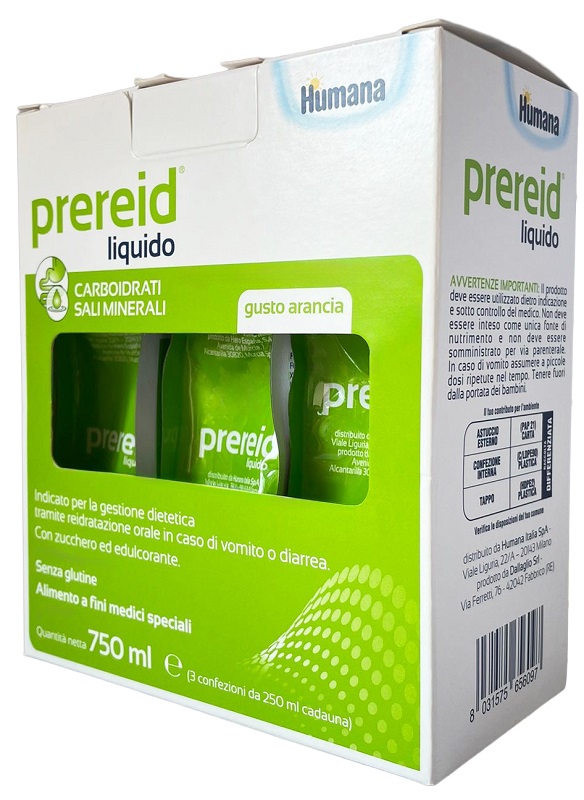 PREREID LIQUIDO 3 PEZZI DA 250 ML HUMANA - Farmacia-flash.it