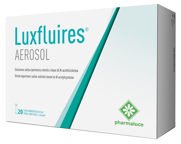 SOLUZIONE PER AEROSOL LUXFLUIRES 20 FIALE 5 ML - Farmacia-flash.it
