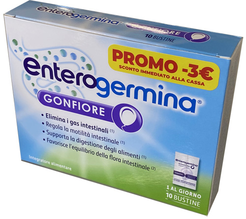 ENTEROGERMINA GONFIORE 10 BUSTINE 4 G PROMO - Farmacia-flash.it