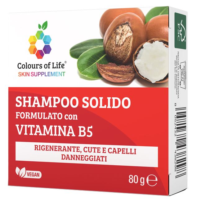 COLOURS OF LIFE VITAMINA B5 SHAMPOO SOLIDO 80 G - Farmacia-flash.it