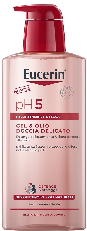 EUCERIN GEL & OLIO DOCCIA DELICATO 400 ML - Farmacia-flash.it