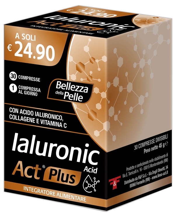 IALURONIC ACID ACT PLUS 30 COMPRESSE DIVISIBILI - Farmacia-flash.it