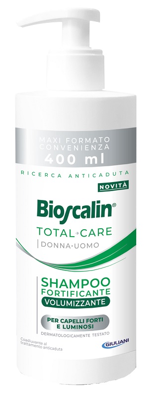 BIOSCALIN TOTAL CARE SHAMPOO FORTIFICANTE VOLUMIZZANTE 400 ML - Farmacia-flash.it