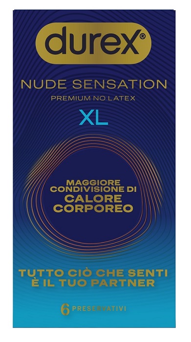 PRESERVATIVO DUREX NUDE SENSATION XL 6 PEZZI - Farmacia-flash.it