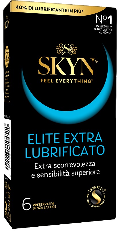 PROFILATTICO SKYN ELITE EXTRA LUBRIFICATO 6 PEZZI - Farmacia-flash.it