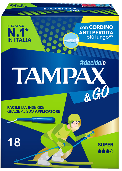 TAMPAX &GO SUPER 18 PEZZI - Farmacia-flash.it