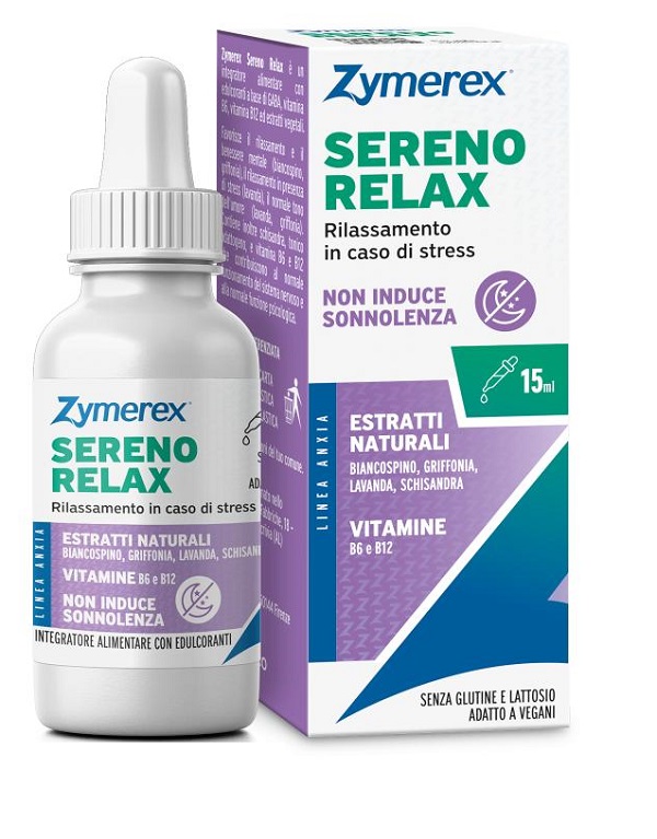 ZYMEREX SERENO RELAX GOCCE 15 ML SENZA GLUTINE SENZA LATTOSIO - Farmacia-flash.it