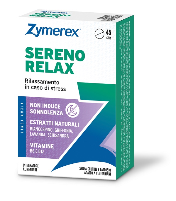 ZYMEREX SERENO RELAX 45 COMPRESSE SENZA GLUTINE SENZA LATTOSIO - Farmacia-flash.it