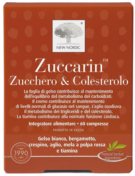 ZUCCARIN ZUCCHERO & COLESTEROLO 60 COMPRESSE - Farmacia-flash.it