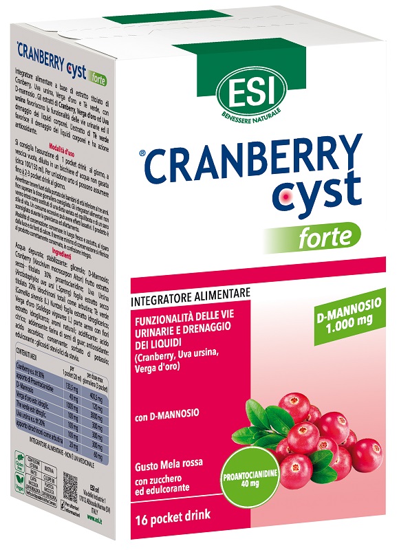 ESI CRANBERRY CYST FORTE 16 POCKET DRINK - Farmacia-flash.it