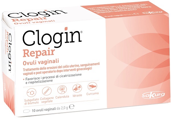 CLOGIN REPAIR 10 OVULI VAGINALI - Farmacia-flash.it