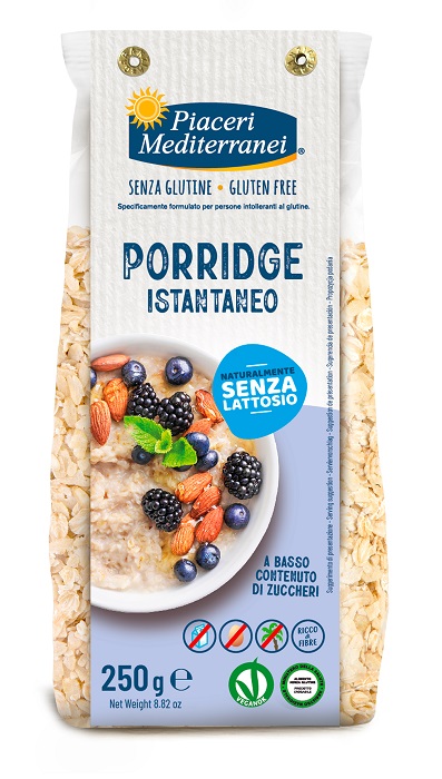 PIACERI MEDITERRANEI PORRIDGE 250 G - Farmacia-flash.it