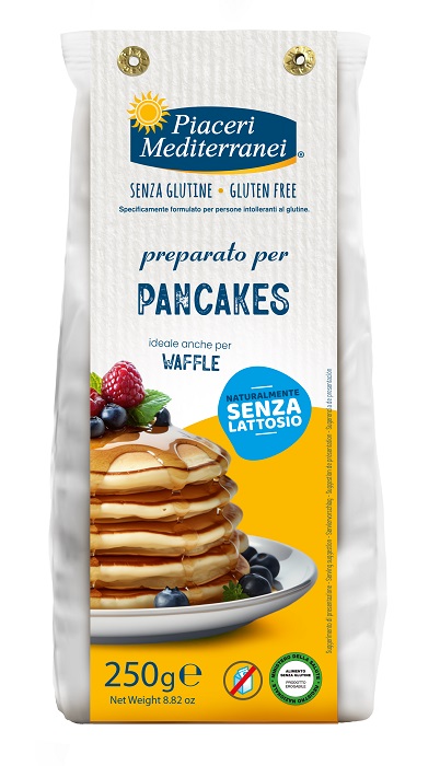 PIACERI MEDITERRANEI PREPARATO PANCAKES 250 G - Farmacia-flash.it