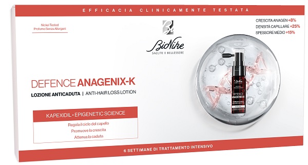 DEFENCE ANAGENIX K LOZIONE ANTI CADUTA 6 FLACONCINI 15 ML - Farmacia-flash.it