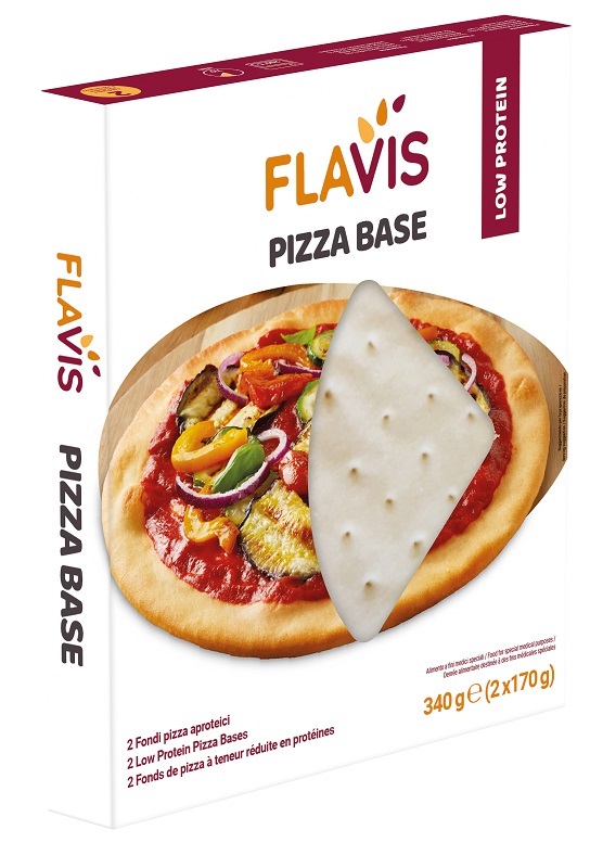 FLAVIS PIZZA BASE 2 FONDI PIZZA APROTEICI DA 170 G - Farmacia-flash.it