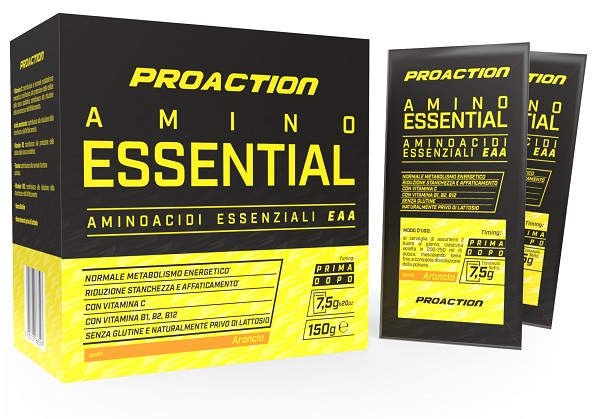 PROACTION PRO AMINO ESSENTIAL 20 BUSTINE DA 7,5 G - Farmacia-flash.it