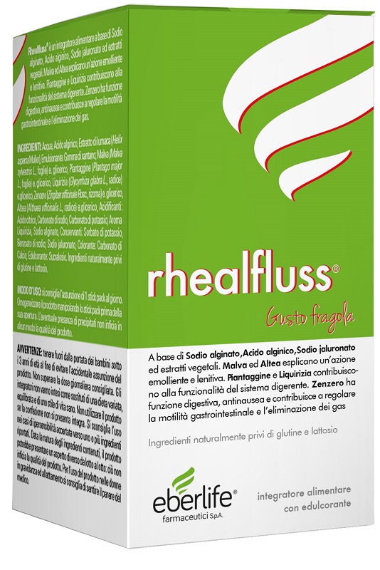 RHEALFLUSS FRAGOLA 20 STICKPACK DA 10 ML - Farmacia-flash.it