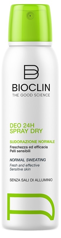 BIOCLIN DEO 24H SPRAY DRY NUOVA FORMULA 150 ML - Farmacia-flash.it