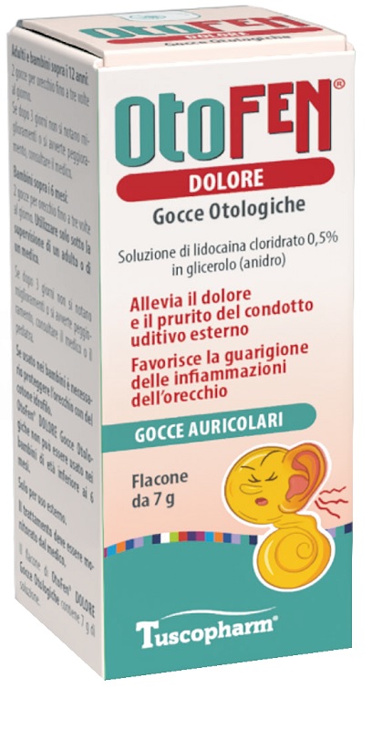 GOCCE OTOLOGICHE OTOFEN DOLORE 7 G - Farmacia-flash.it