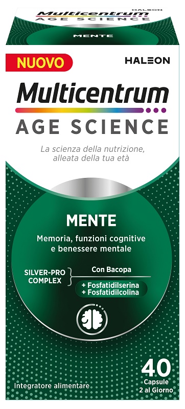 MULTICENTRUM AGE SCIENCE MENTE 40 CAPSULE - Farmacia-flash.it