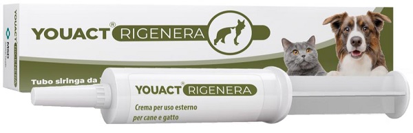 YOUACT RIGENERA CREMA CANE E GATTO TUBO SIRINGA DA 10 G - Farmacia-flash.it