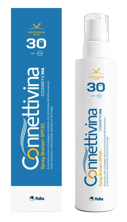 CONNETTIVINA SPRAY BRONZE+ SPF30 180 ML - Farmacia-flash.it