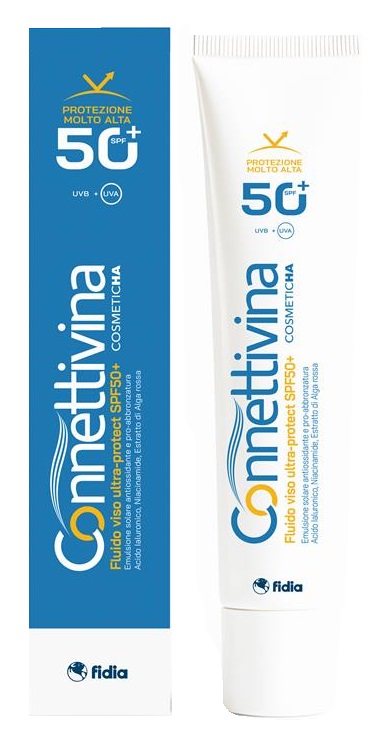 CONNETTIVINA FLUIDO VISO ULTRA PROTECT SPF50+ 50 ML - Farmacia-flash.it