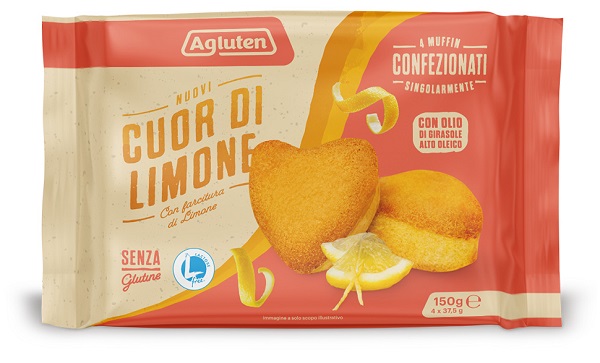 AGLUTEN NUOVI CUOR DI LIMONE 4 PEZZI DA 37,5 G - Farmacia-flash.it