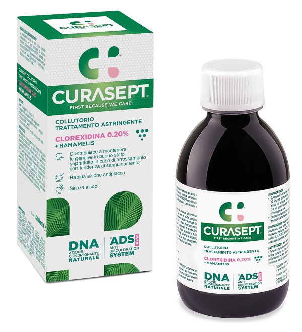 CURASEPT COLLUTORIO ADS DNA TRATTAMENTO ASTRINGENTE 200 ML - Farmacia-flash.it