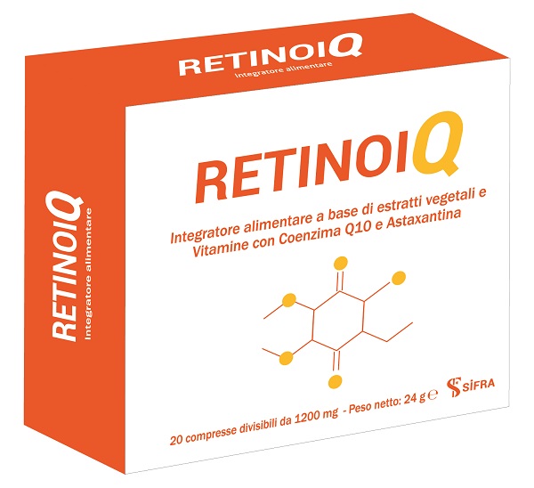 RETINOIQ 20 COMPRESSE DIVISIBILI DA 1200 MG - Farmacia-flash.it