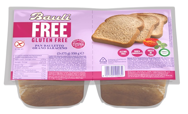 BAULI FREE PAN BAULETTO GRANO SARACENO 350 G - Farmacia-flash.it