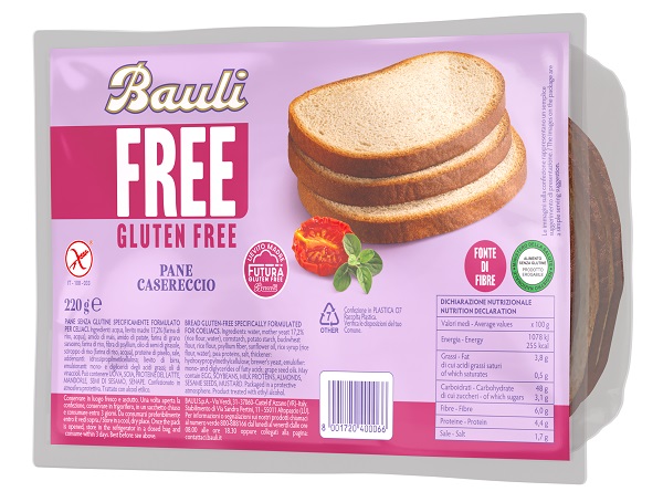BAULI FREE PANE CASERECCIO 220 G - Farmacia-flash.it