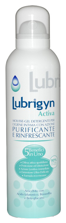 LUBRIGYN ACTIVA MOUSSE-GEL DETERGENTE 150 ML - Farmacia-flash.it
