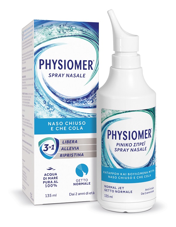 SPRAY NASALE PHYSIOMER GETTO NORMALE 135 ML - Farmacia-flash.it