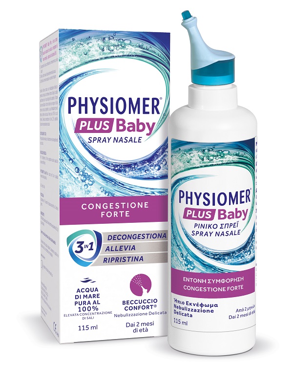 SPRAY NASALE PHYSIOMER PLUS BABY 115 ML - Farmacia-flash.it