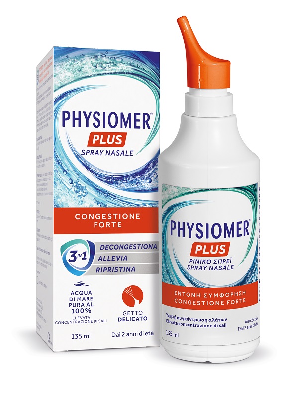 SPRAY NASALE PHYSIOMER PLUS GETTO DELICATO 135 ML - Farmacia-flash.it