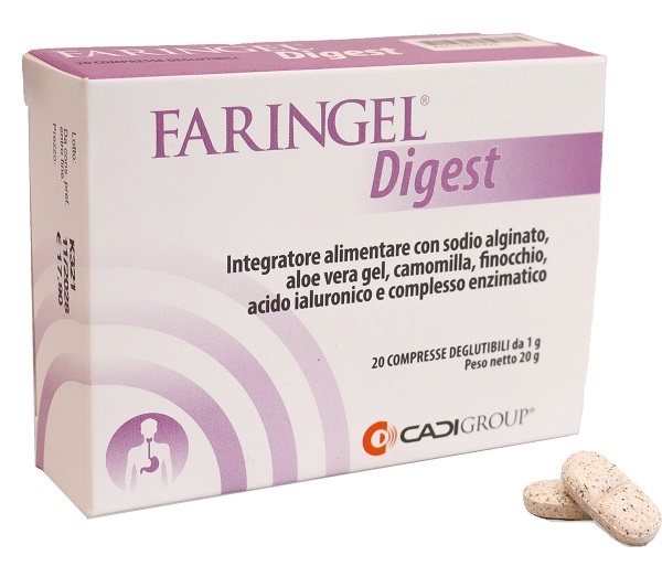 FARINGEL DIGEST 20 COMPRESSE DEGLUTIBILI - Farmacia-flash.it