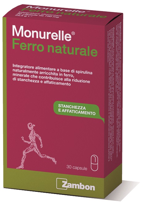 MONURELLE FERRO NATURALE 30 CAPSULE - Farmacia-flash.it